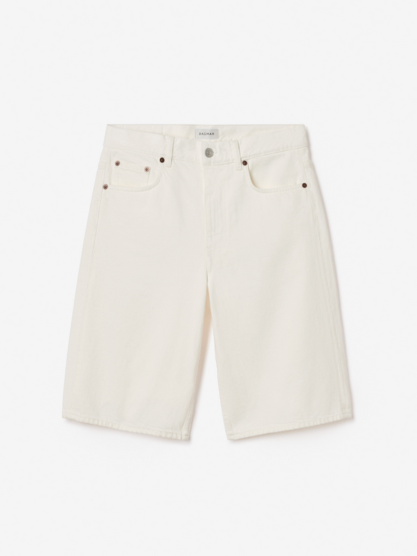 Baggy Fit Short: White