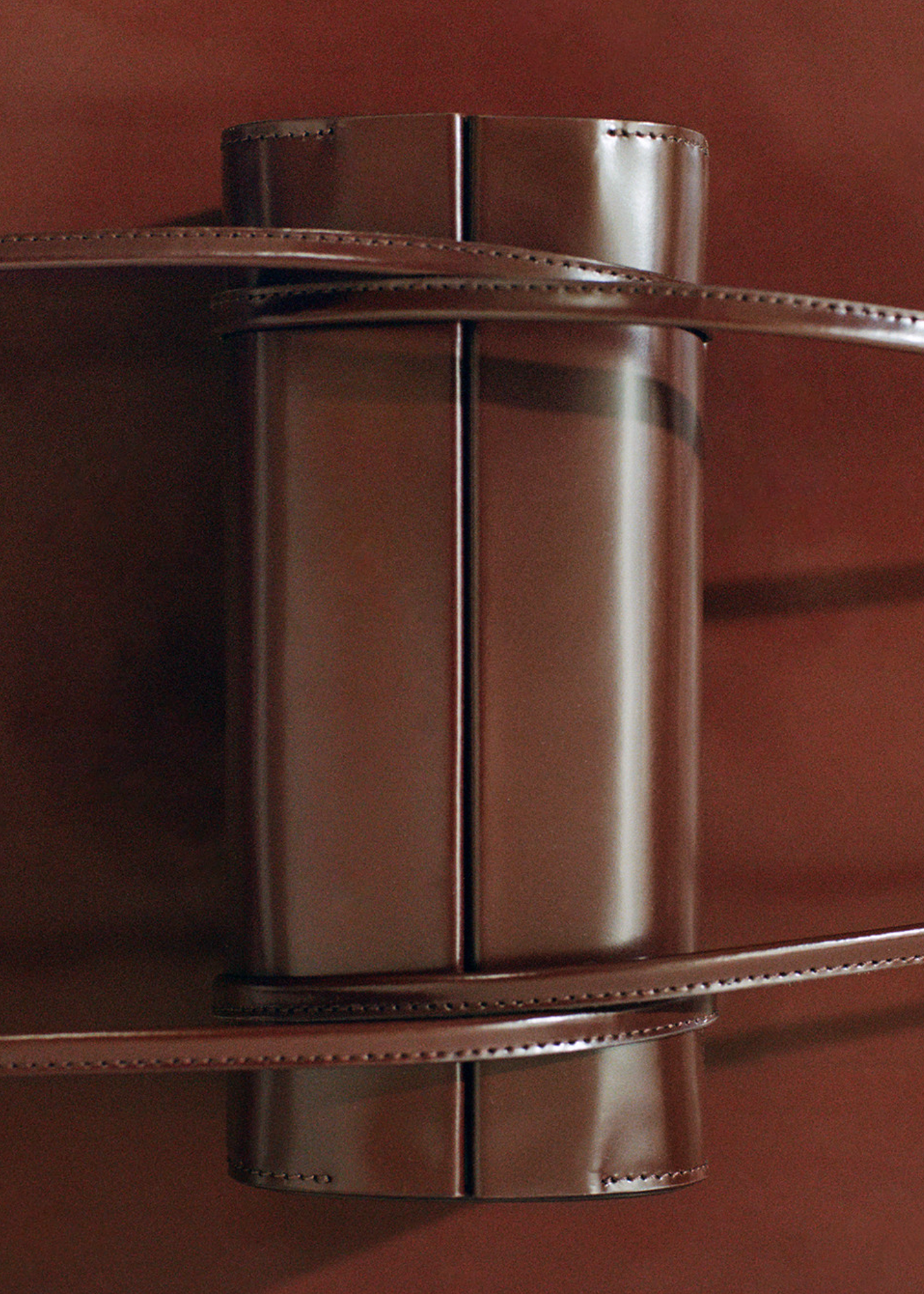 MIE BAG: CHOC SPAZZOLATO LEATHER