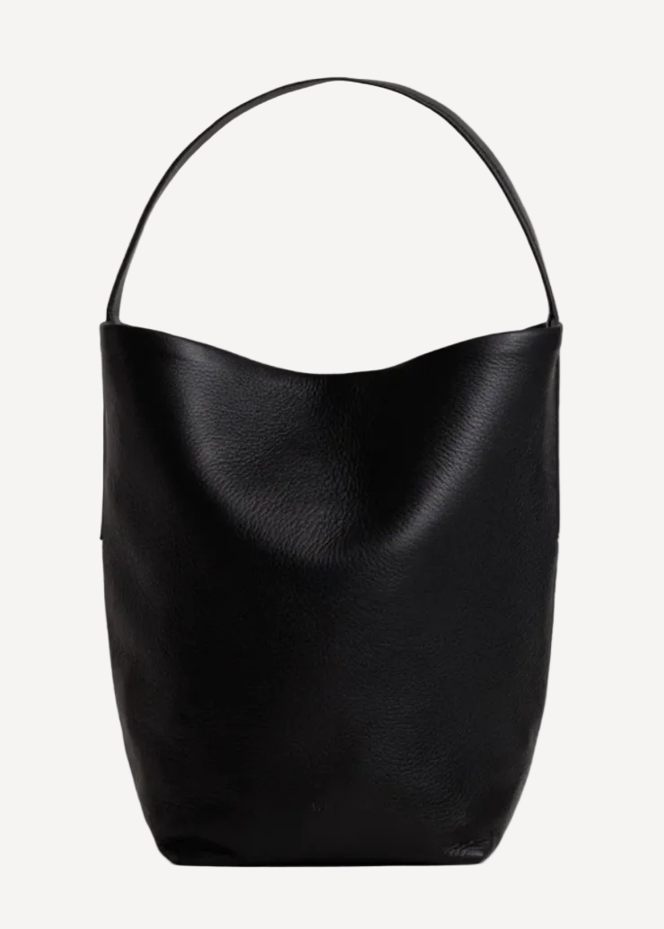 Teresa Tote: Black Deer Nappa