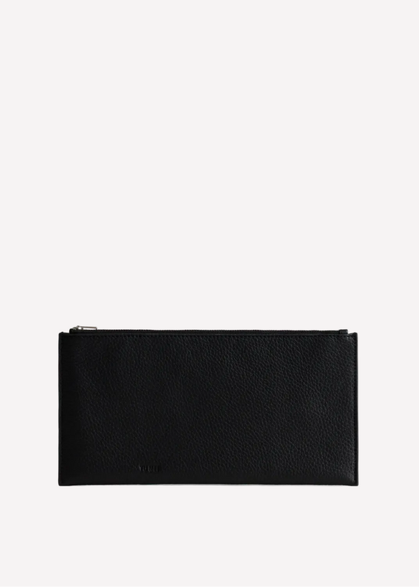 Adrian Envelope: Black Deer Nappa