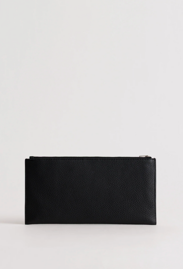 Adrian Envelope: Black Deer Nappa