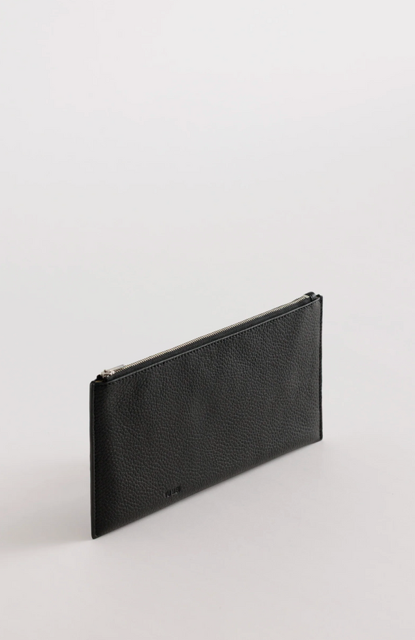 Adrian Envelope: Black Deer Nappa