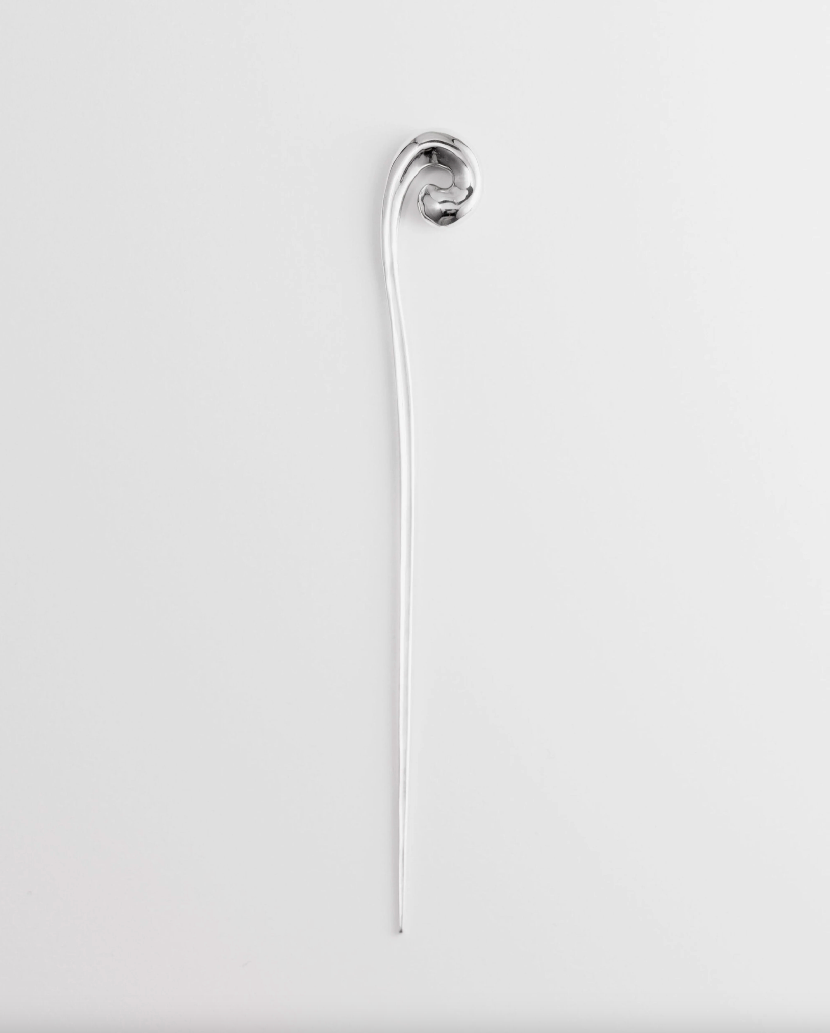 Spiral Hairpin: Silver