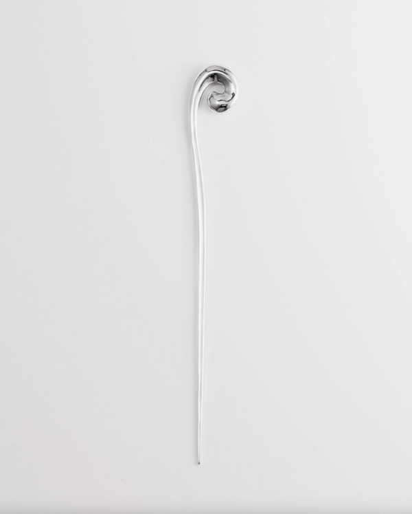 Spiral Hairpin: Silver