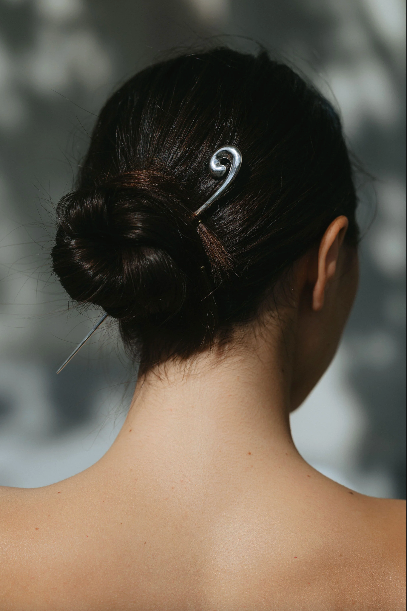 Spiral Hairpin: Silver