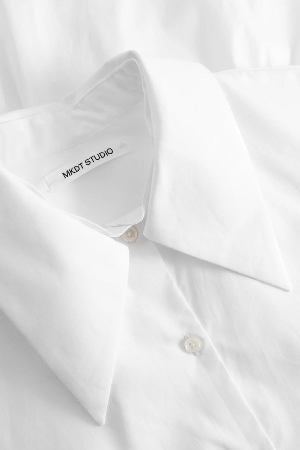 Sonora Poplin Shirt: White