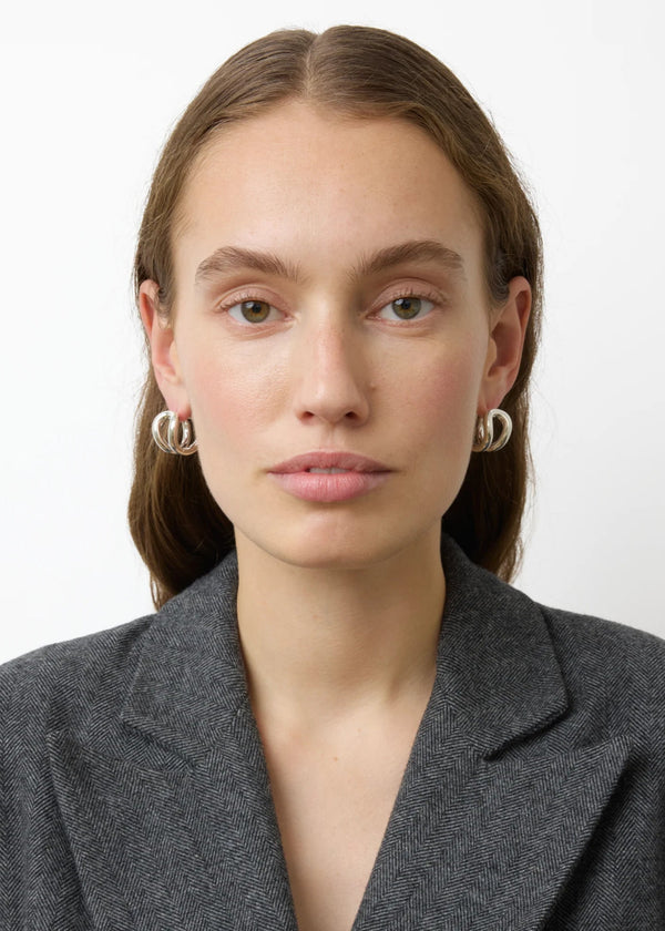 THE STEFFIE EARRINGS: SILVER