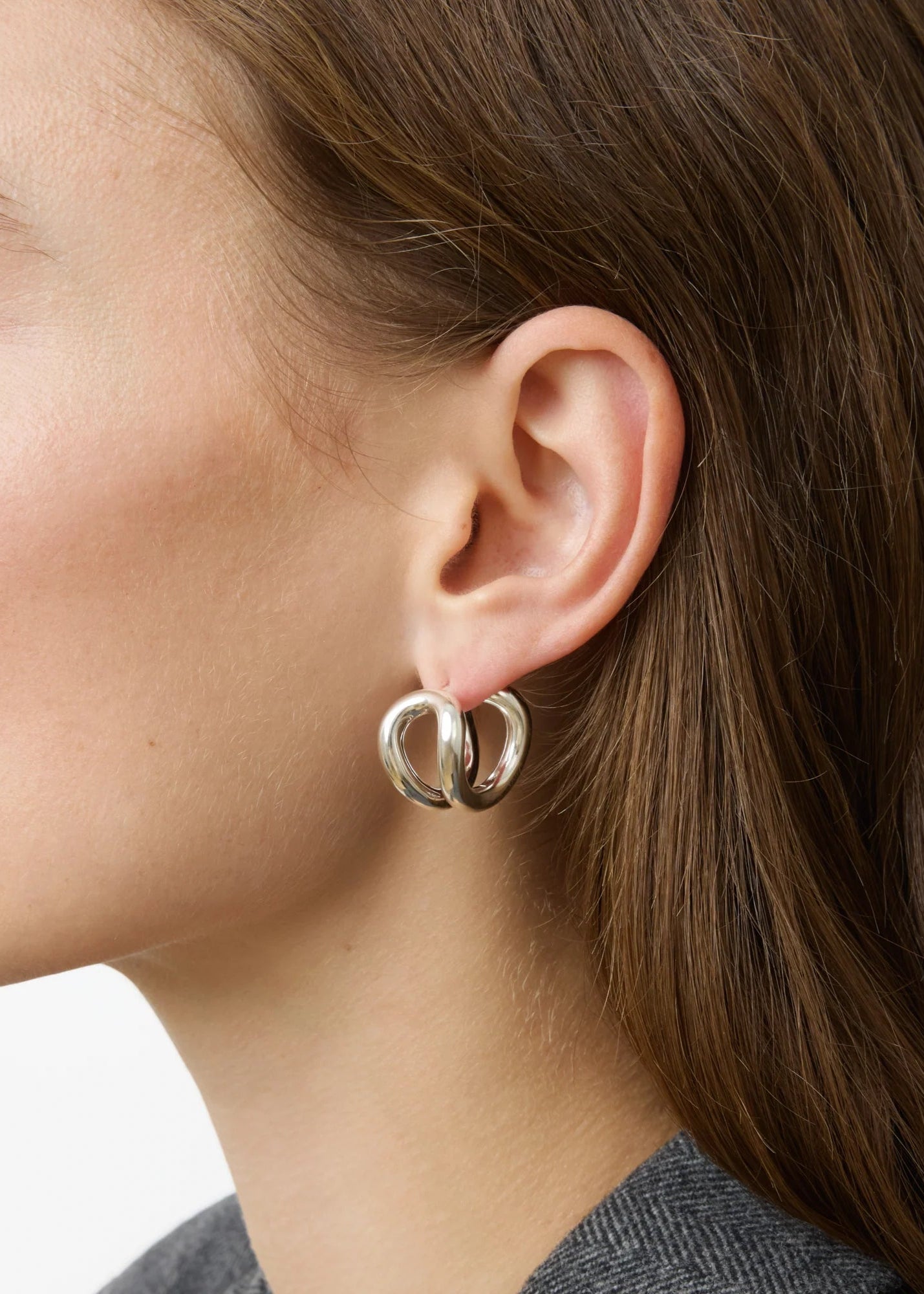 THE STEFFIE EARRINGS: SILVER