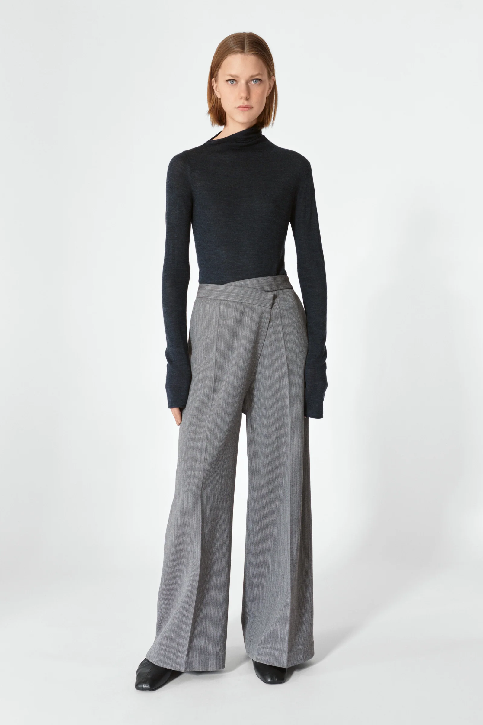 Tabitha Pant: Grey Melange