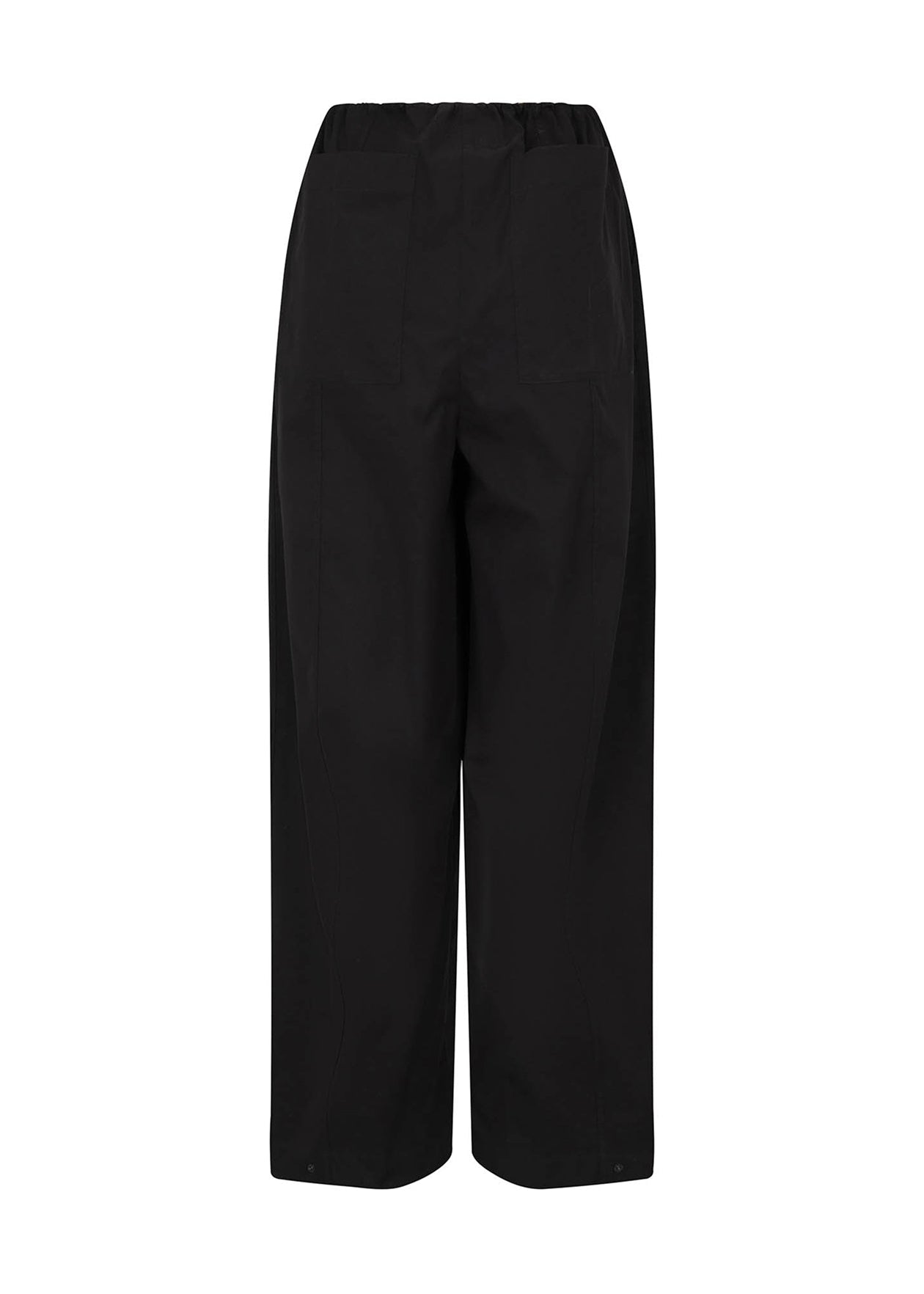 TANAKA TROUSER: BLACK TECH TAFFETA
