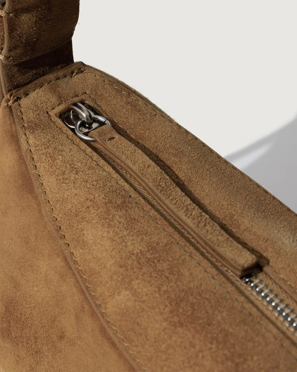 BOBBY BAG: BRUN SUEDE