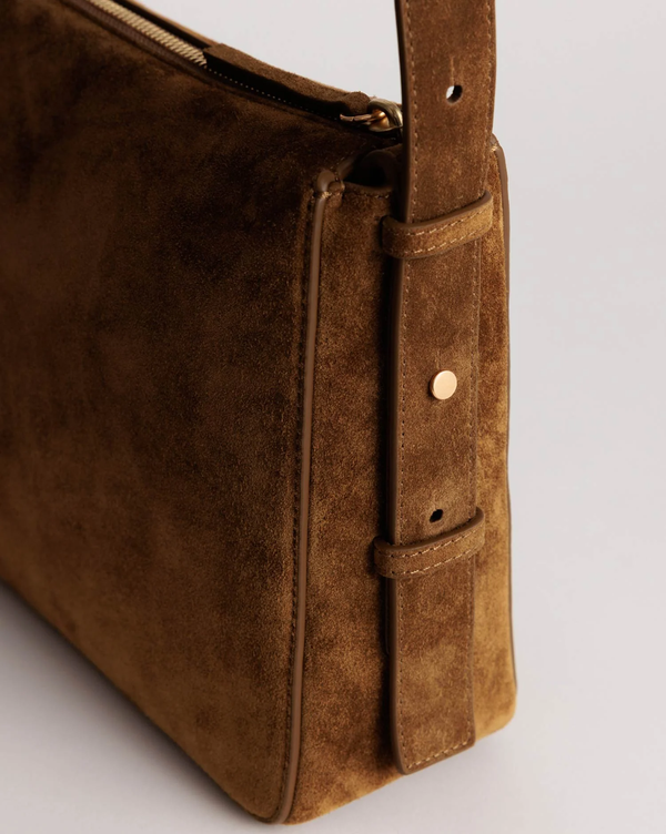 Brooke Bag: Cork Suede