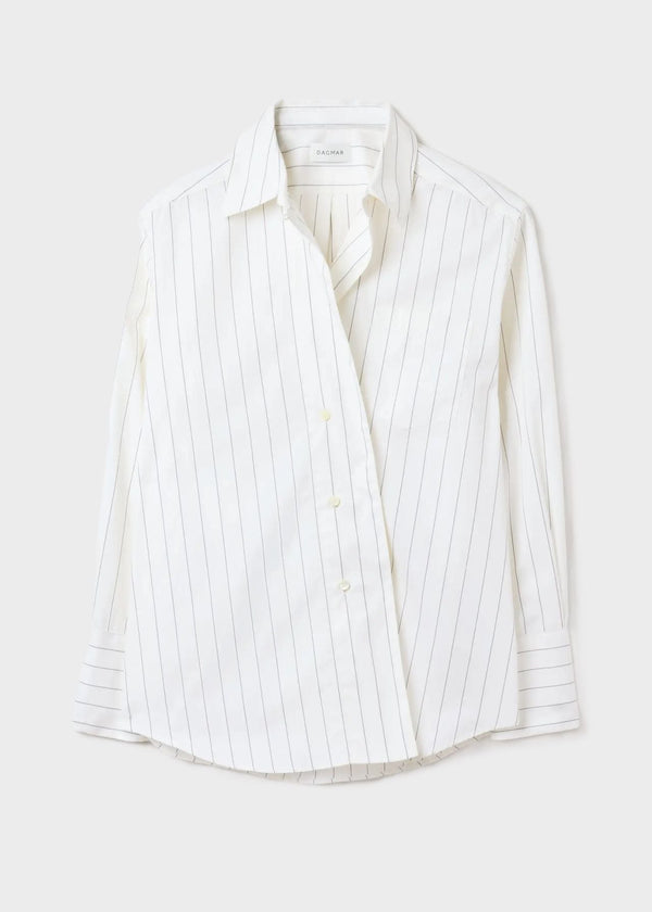 Asymmetric Shirt: White/Black