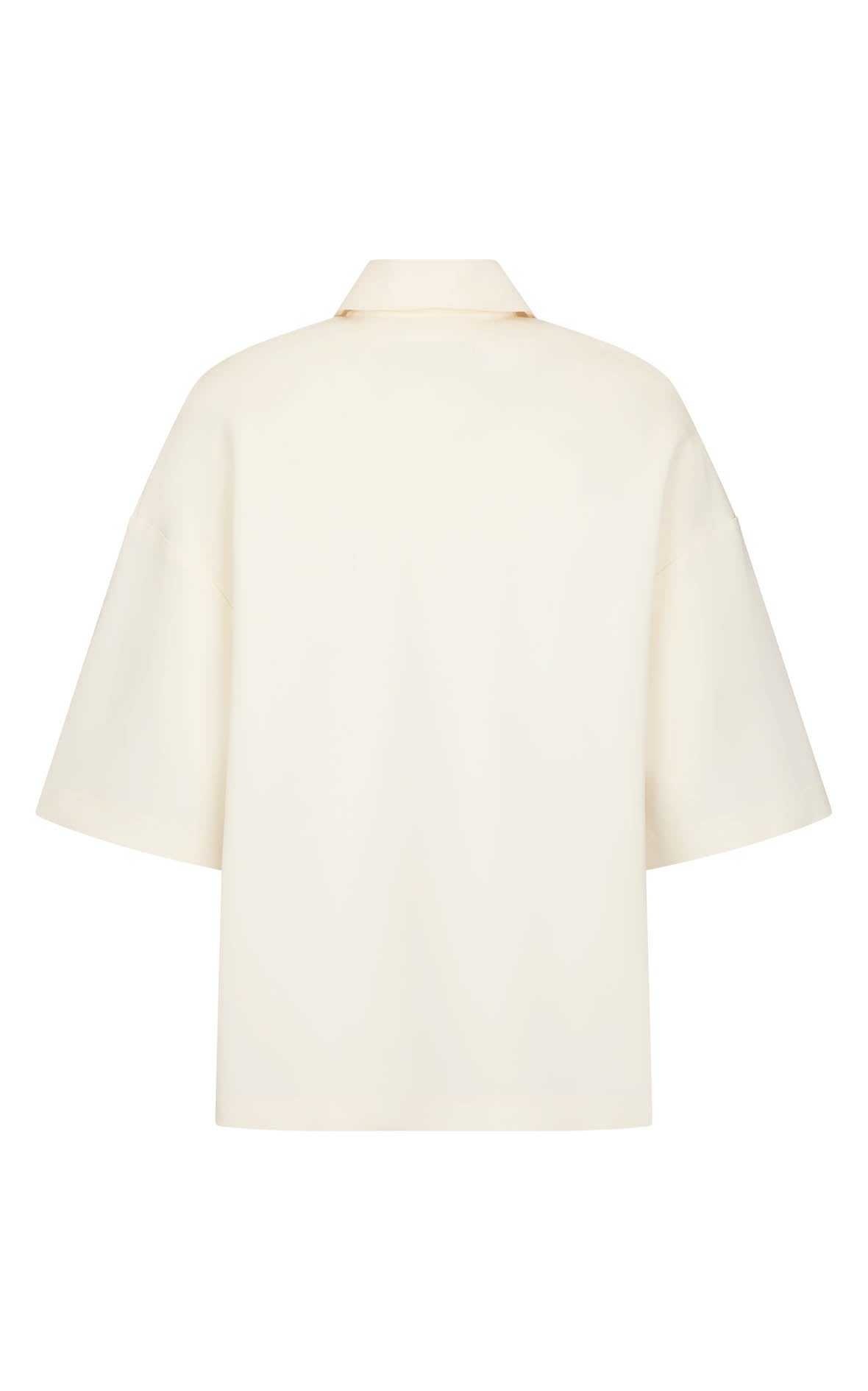 Short Sleeve Orwell Polo: Cream Sorona