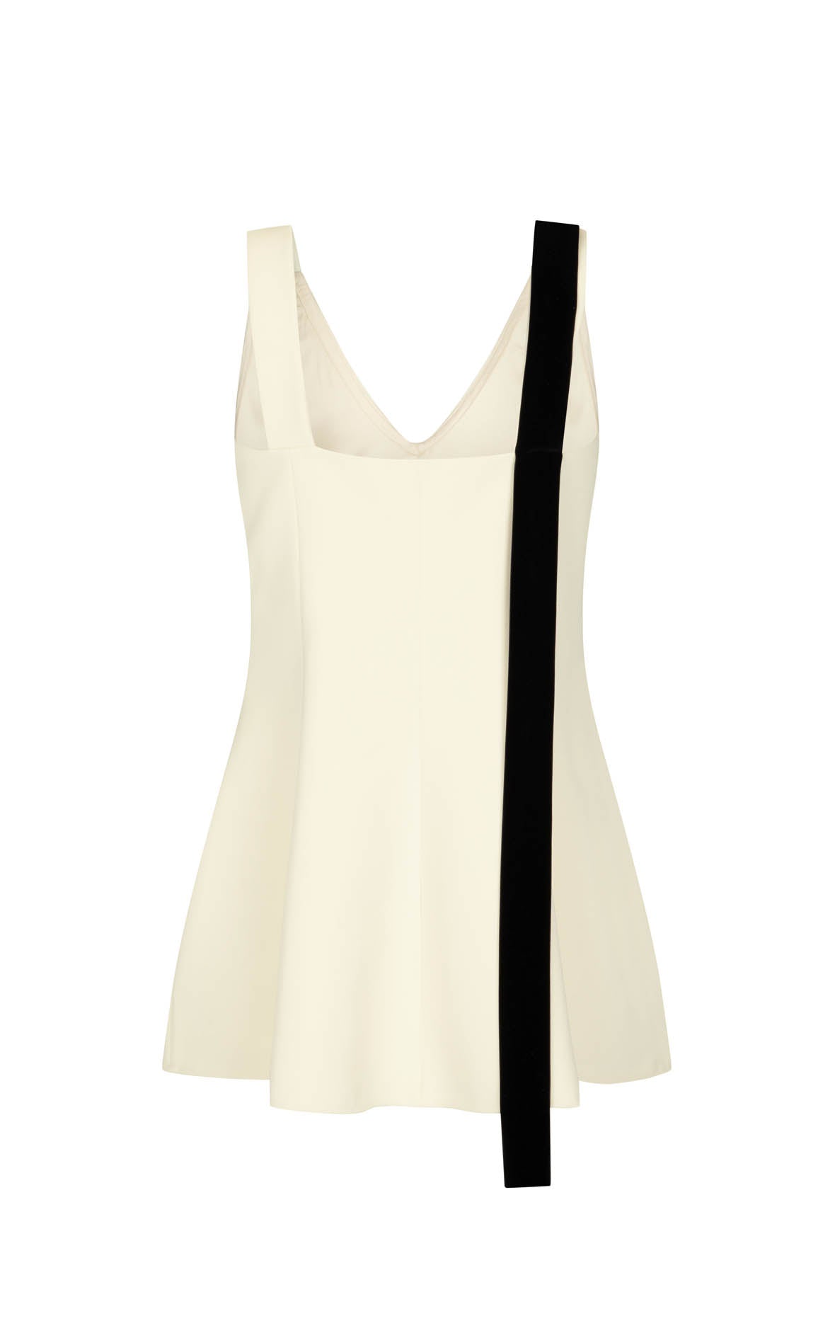 Lucinda Top: Bone Bonded Suiting