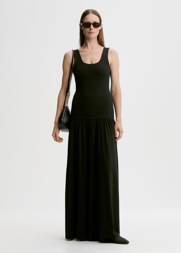 Marcielle maxi dress: black