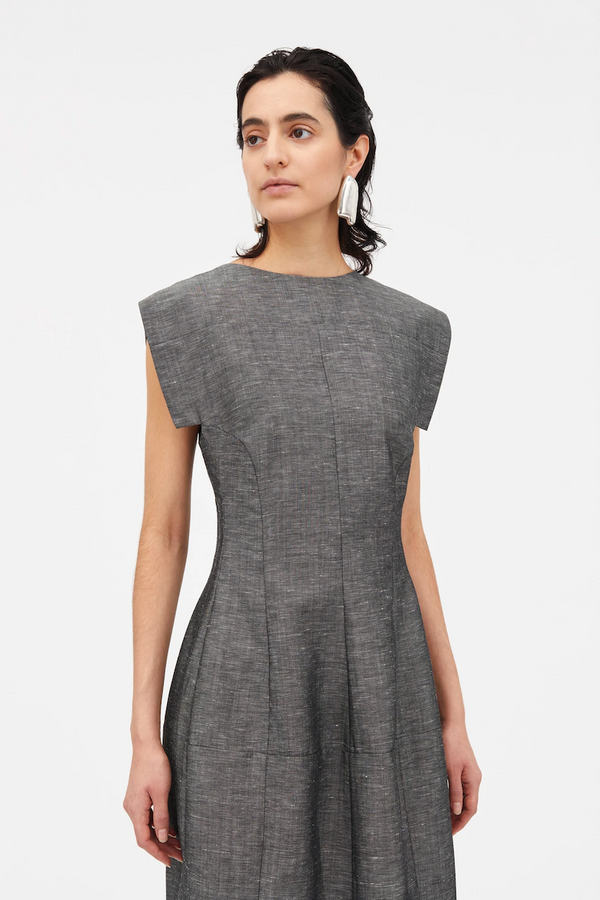 Dasi Dress: Dark Grey