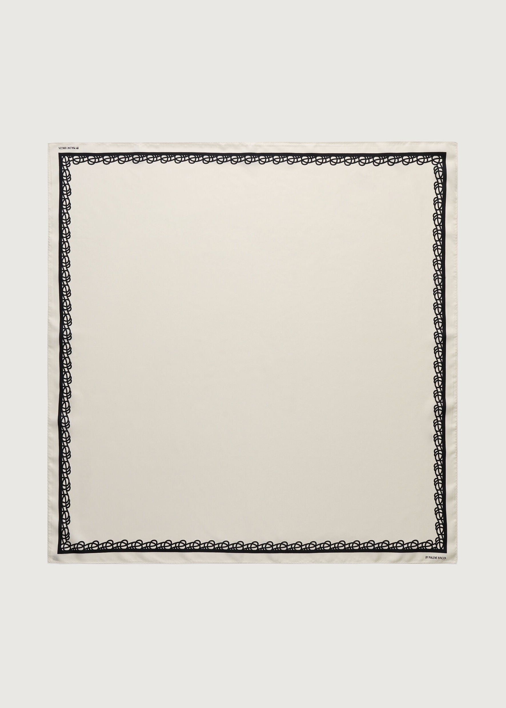Olla silk scarf: soft white
