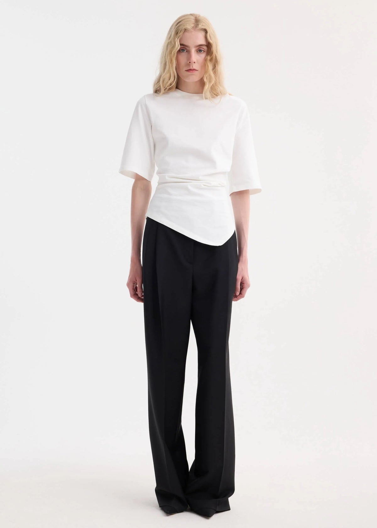 Reinvented Twisted T-shirt: Optic White