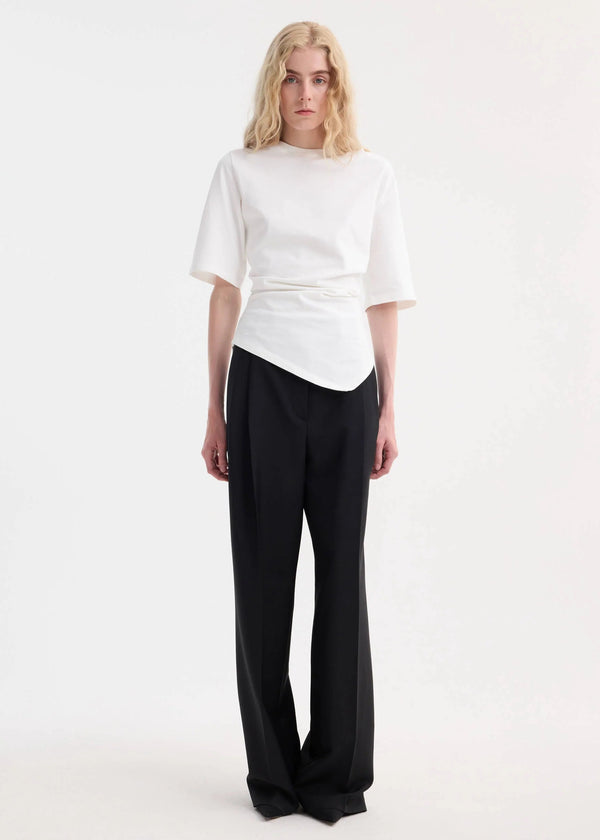 Reinvented Twisted T-shirt: Optic White
