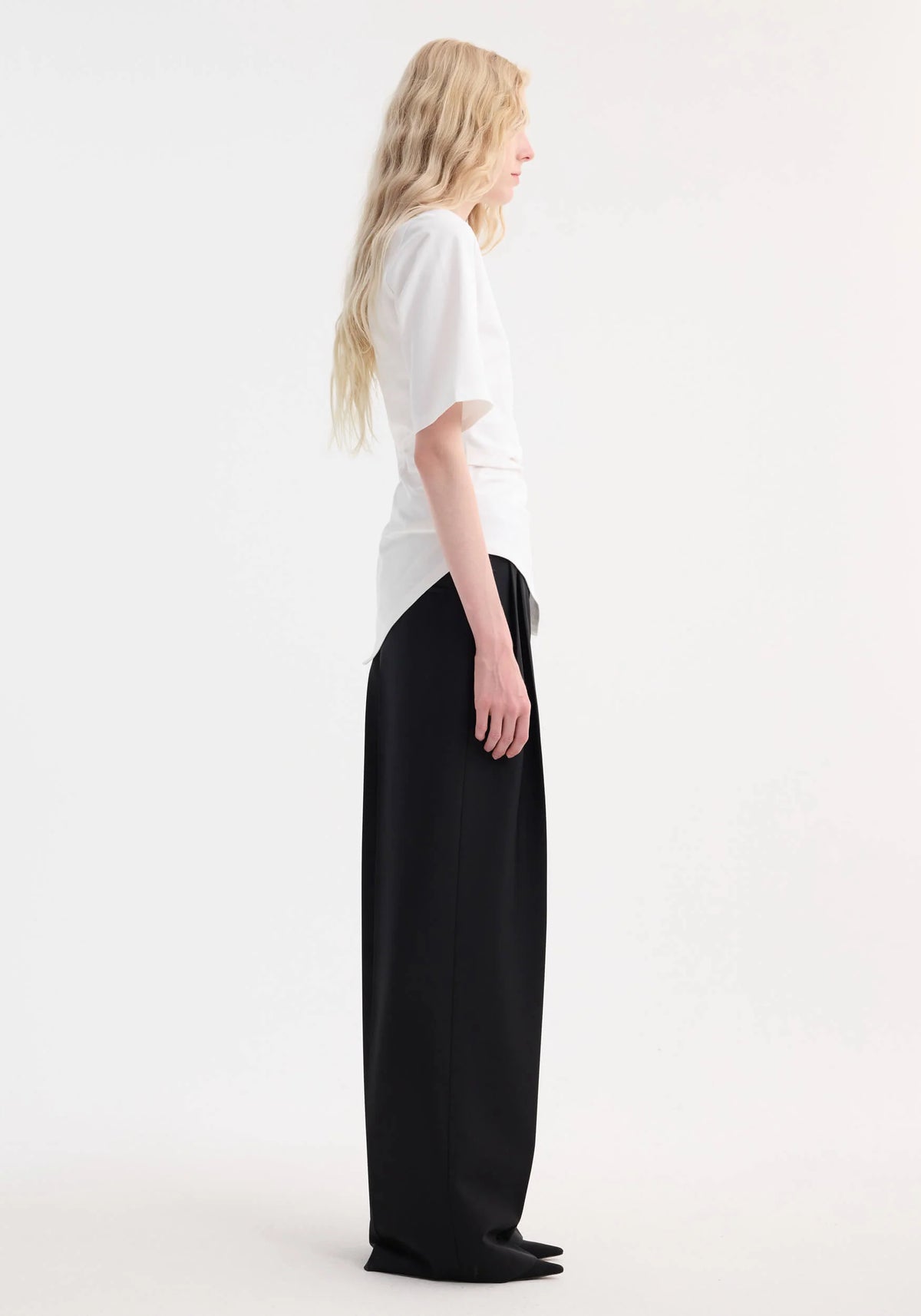 Reinvented Twisted T-shirt: Optic White
