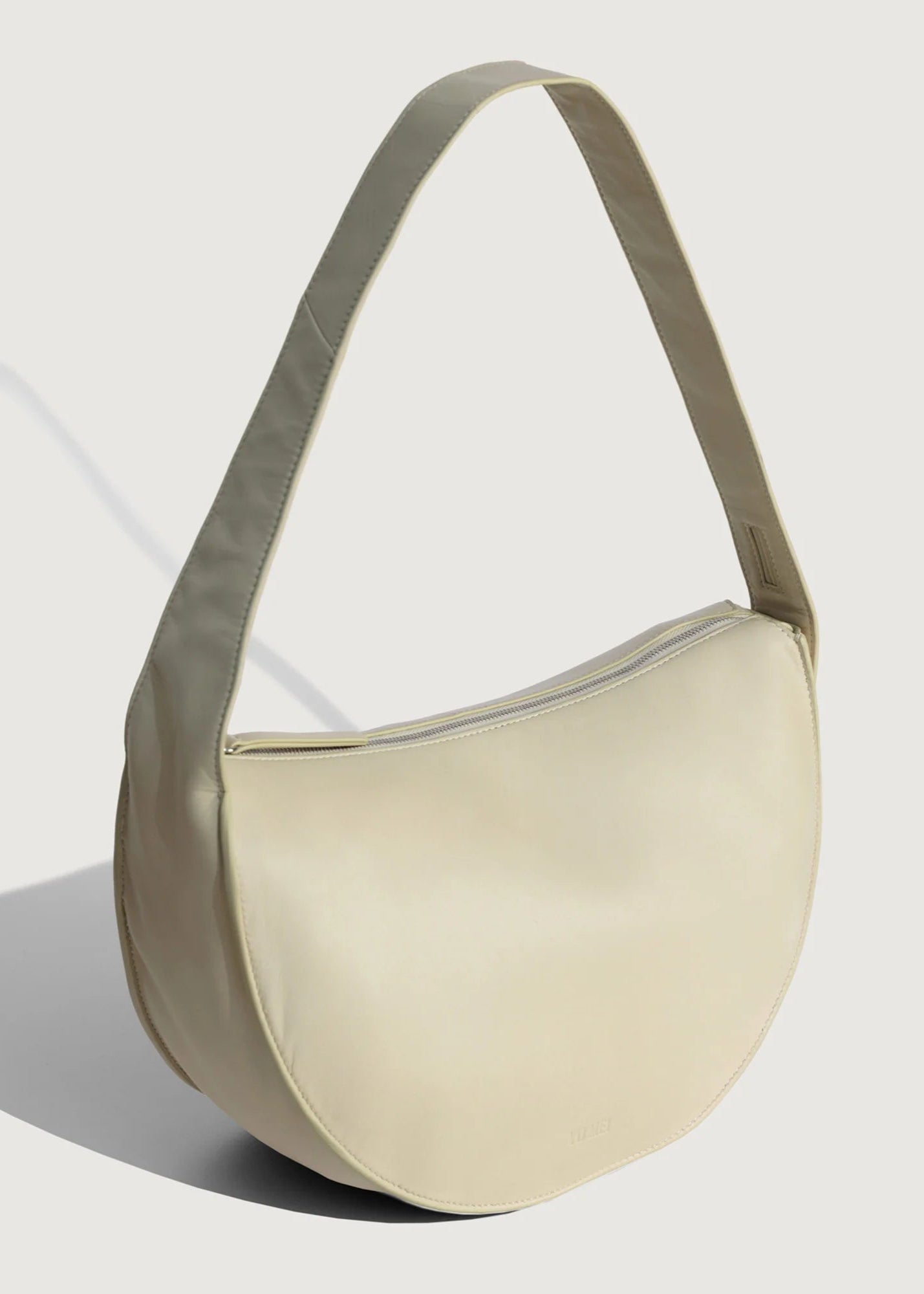 ANTONIA BAG: PUMICE LAMBSKIN